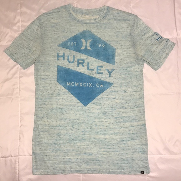 Hurley Other - Hurley Buckle Heathered Blue Men’s Tee Sz Large